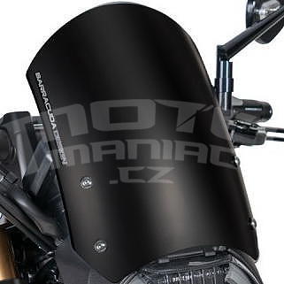 Barracuda Classic hliníkový štítek 18x23cm - Honda CB650R 2019-2022, černý - 1
