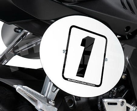 Barracuda boční číslové tabulky - Honda CB650R 2019-2022 - 1