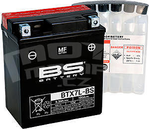 BS Battery BTX7L-BS (YTX7L-BS) - 1