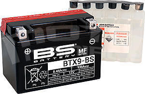 BS Battery BTX9-BS (YTX9-BS) - 1