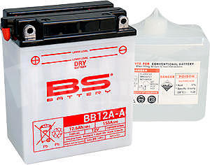 BS Battery BB12A-A (YB12A-A) - 1