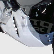 Ermax kryt motoru - Honda XL125V Varadero 2001-2006, světle šedá metalíza (Force Silver Metallic NH411M) - 1