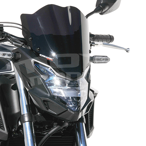Ermax Sport plexi štítek 28cm - Honda CB500F 2019-2020, černé neprůhledné - 1