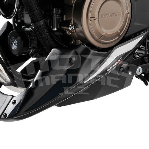 Ermax Evo kryt motoru 3-dílný - Honda CB500F 2019-2020, černá matná (Matt Gunpowder Black Metallic NH436M) / šedá matná - 1