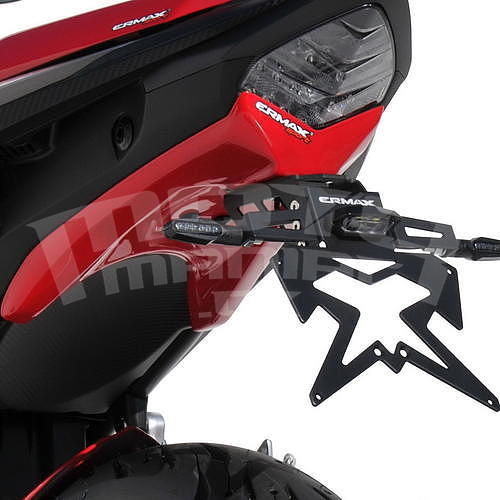 Ermax Evo podsedlový plast s držákem SPZ - Honda CB500F 2019-2020, červená (Grand Prix Red R380) - 1