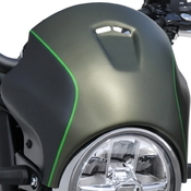 Ermax lakovaný štítek - Kawasaki Z900RS 2018-2020, zelená/černá/zelená fluo 2018-2019 (Green Metallic Mat Cover/Flat Ebony 45L/Lime Green 777) - 1/7