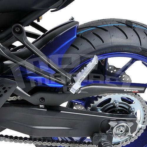 Ermax zadní blatník s krytem řetězu - Yamaha MT-07 2018-2020, modrá metalíza/černá matná 2018/2019(Deep Purplish Blue Metallic, Yamaha Blue DPBMC, Black Max) - 1