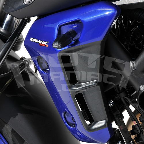 Ermax kryty chladiče - Yamaha MT-07 2018-2020, modrá metalíza/černá matná 2018/2019(Deep Purplish Blue Metallic, Yamaha Blue DPBMC, Black Max) - 1