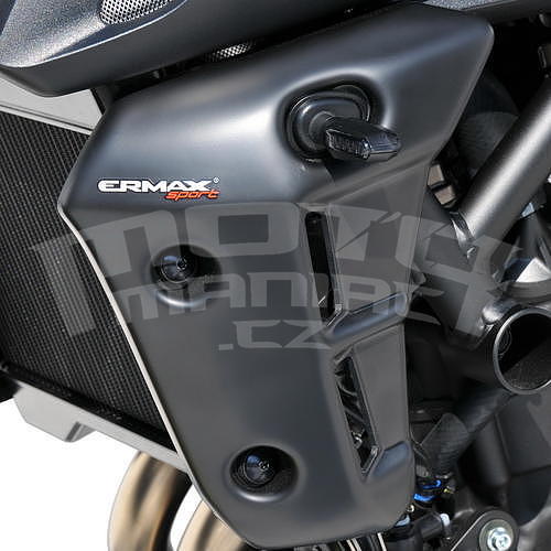 Ermax kryty chladiče - Yamaha MT-07 2018-2020, šedá matná 2018 (Mat Gray Metallic 3 MNM3) - 1