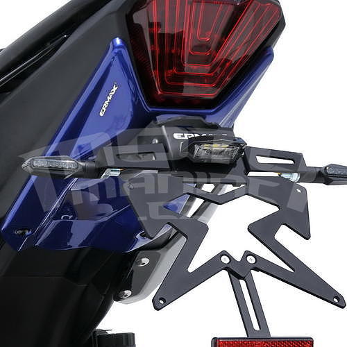 Ermax podsedlový plast s držákem SPZ - Yamaha MT-07 2018-2020, modrá metalíza 2018-2019 (Deep Purplish Blue Metallic, Yamaha Blue DPBMC) - 1