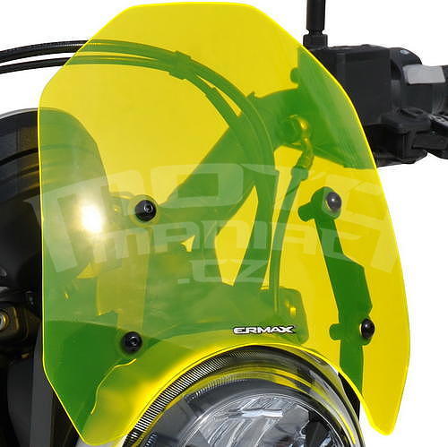 Ermax Sport plexi štítek - Ducati Scrambler Sixty2 2016-2019, žluté fluo - 1