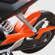 Ermax zadní blatník s krytem řetězu - KTM Duke 125/200/390 2011-2016, oranžová - 1/2