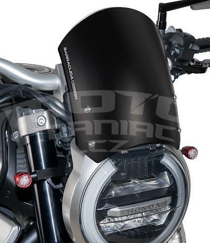 Barracuda Classic hliníkový štítek 18x23cm černý - Honda CB1000R 2018-2020 - 1