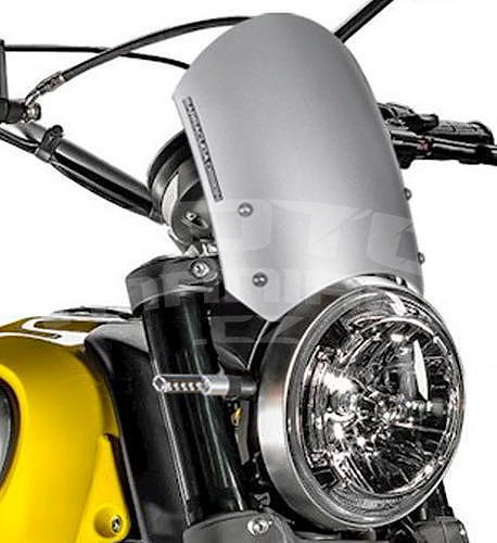 Barracuda Classic hliníkový štítek 18x23cm stříbrný - Ducati Scrambler 2015-2020 - 1
