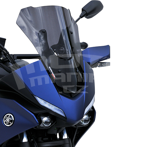Ermax sport plexi 36cm - Yamaha Tracer 700 2020, černé kouřové - 1