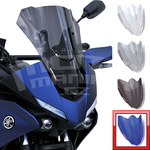 Ermax sport plexi 36cm - Yamaha Tracer 700 2020, modré - 1