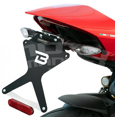 Barracuda hliníkový držák SPZ pro orig. blinkry - Ducati Panigale V4 2020 - 1