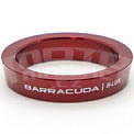 Barracuda sada hliníkových doplňků ke stupačkám, červené - 1
