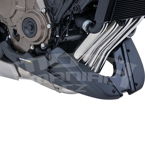 Ermax kryt motoru 3-dílný - Honda CB650R 2021, černá matná (Mat Gunpowder Black Metallic NH436) - 1