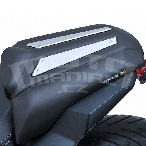 Ermax kryt sedla spolujedce - Honda CB650R 2021, černá matná (Mat Gunpowder Black Metallic NH436) - 1