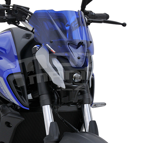 Ermax Sport plexi štítek 25cm - Yamaha MT-07 2021, modré - 1