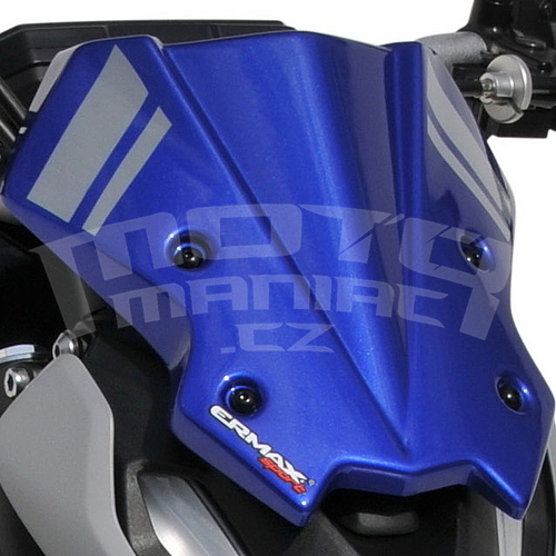 Ermax lakovaný štítek 25cm - Yamaha MT-07 2021, modrá metalíza/šedá mat 2021 (Icon Blue/Icon Grey) - 1