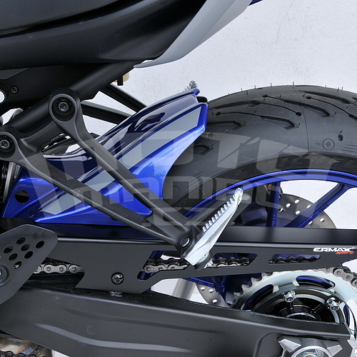 Ermax zadní blatník s ALU krytem řetězu - Yamaha MT-07 2021, bez laku - 1