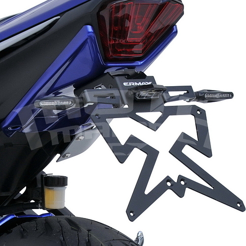 Ermax podsedlový plast s držákem SPZ - Yamaha MT-07 2021, modrá metalíza 2021 (Icon Blue) - 1