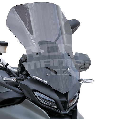 Ermax turistické plexi 50cm - Yamaha Tracer 9 2021-2022, černé kouřové - 1