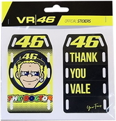 Valentino Rossi VR46 samolepky - "Děkujeme Vale" - 1/3