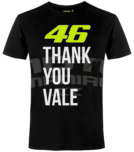 Valentino Rossi VR46 triko pánské - "Děkujeme Vale" - 1
