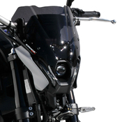 Ermax Sport plexi štítek 21cm - Yamaha MT-09 2021-2022, černé kouřové - 1/5