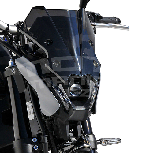 Ermax Hypersport plexi štítek - Yamaha MT-09 2021-2022, černé kouřové - 1