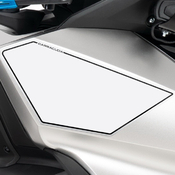 Barracuda boční číslové tabulky samolepky - Honda Forza 750 2021-2022, podkladní bílé samolepky - 1/7