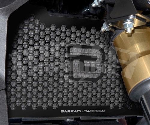 Barracuda hliníkový kryt chladiče černý - Honda X-Adv 2021-2022 - 1