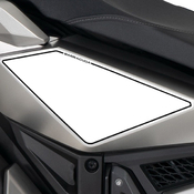 Barracuda boční číslové tabulky samolepky - Honda X-Adv 2021-2022, podkladní bílé samolepky - 1/7
