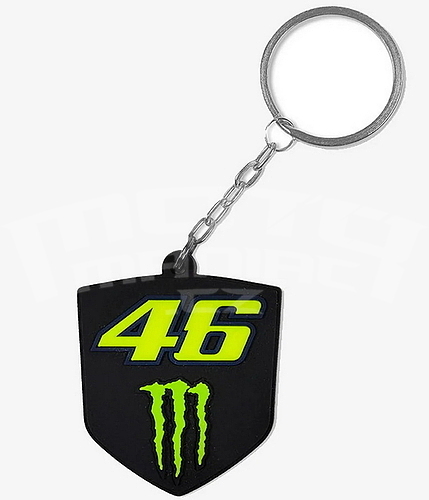 Valentino Rossi VR46 přívěsek na klíče - Monster Energy