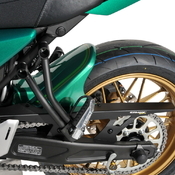Ermax zadní blatník s ALU krytem řetězu - Kawasaki Z650RS 2022-2023, tm. zelená/sv. zelená/oranžová - 1/7