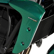 Ermax kryty chladiče - Kawasaki Z650RS 2022-2023, tm. zelená/sv. zelená/oranžová - 1/7