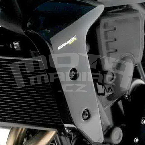 Ermax kryty chladiče - Kawasaki Z650RS 2022-2023, černá metalíza (Metallic Spark Black 660/15Z)