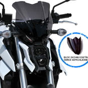 Ermax Sport plexi štít - Suzuki GSX-S1000 2022-2023, černé neprůhledné - 1/5