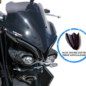 Ermax Sport plexi štít 35cm - Yamaha MT-10 2022-2023, černé neprůhledné - 1/6