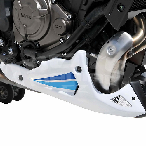 Ermax kryt motoru - Yamaha XSR700 2022-2023, trikolóra Historic (bílá, světle modrá, tmavě modrá) - 1