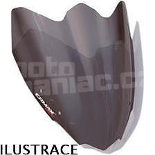 Ermax turistické plexi +10cm (50cm) -  Honda NT700 Deauville 2006-2012, černé kouřové - 1