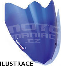 Ermax Hyper Sport plexi 55cm, otvory pro zrcátka - Yamaha TMax 500 2008-2011, modré satin