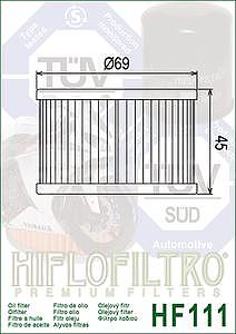 Hiflofiltro HF111 - 2