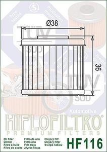 Hiflofiltro HF116 - 2