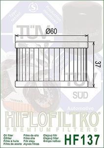 Hiflofiltro HF137 - 2