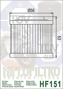 Hiflofiltro HF151 - 2
