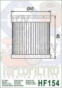 Hiflofiltro HF154 - 2